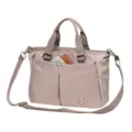 Lässige Damen Umhängetasche, große Nylon Handtasche mit verstellbarem Schultergurt. - Rosa