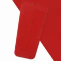 Tappetino resistente al calore in silicone rosso per piastra e ferro arricciacapelli. - Taglia grande 27,8*14 cm / Rosso