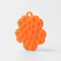 Brosse à shampooing en silicone masseur de cuir chevelu orange brosse de relaxation pro - Rouge Orangé