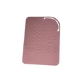 Tappetino termico in silicone rosa per piastra arricciacapelli styling capelli antiscottatura. - Rosa
