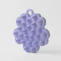 Brosse shampooing en silicone et masseur de cuir chevelu, peigne doux pour lavage des cheveux. - Mauve Clair