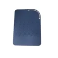Tappetino termoresistente in silicone blu per strumenti per capelli, piastra per arricciacapelli. - Blu