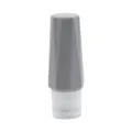 Bouteille de voyage en silicone 90ml contenant cosmetique portable pour shampooing - Gris 90 ml
