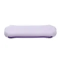 Portable silicone makeup brush storage bag travel cosmetic case purple organizer holder - Without Zipper / Purple