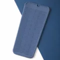 Tappetino Resistente al Calore in Silicone Blu per Piastra e Custodia per Arricciacapelli - Blu navy