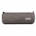 Khaki canvas pencil case student stationery bag minimalist small pouch chic design - Khaki