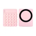 Rosa Silikon Magnet Handyhalterung mit 25 Saugnäpfen, stabile einseitige Halterung. - Rosa