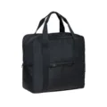 Black canvas casual tote backpack large capacity travel bag for daily use and work - Duffel Bag / Black