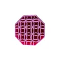 Pink silicone makeup brush cleaner pad octagonal beauty blender cleaning tool for use - Makeup Brush Holder / Pink