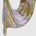 Digital printed lightweight women shawl versatile scarf long thin drape stylish accessory breathable - YW595-1#