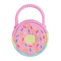Süße Donut Silikon Münztasche Kinder Mode Umhängetasche rosa Perlen Griff Variante - Macaron-Farbe