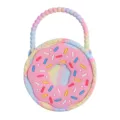 Niedliche Silikon Donut Push Pop Bubble Münzbeutel Kinder Mode Handtasche Umhängetasche - Rosa Camouflage
