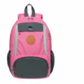 Pink casual backpack for women, Korean style daily commuter school bag and daypack variant. - Pink