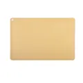 Silicone Kids Placemat Thickened Heat Resistant Food Grade Table Mat in Khaki Color - 40x30cm / Yellow