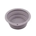 Gamelle pliable silicone gris bol voyage portable pour chien chat animal de compagnie - Style Goutte / Violet Taro