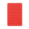 Red double-sided silicone suction cup pad anti-slip mobile phone holder mat for desk - 40 Particles / Red
