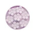 Silicone pet slow feeder mat, light purple dog anti-choking lick bowl with suction cups. - Cat Claw Flower / Purple