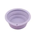 Bol pliable en silicone pour animaux de compagnie, voyage en plein air pour chien. - Style Goutte / Violet