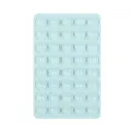 Double-sided silicone suction cup mat anti-slip phone pad multi-cup portable holder blue - 40 Particles / Light Blue