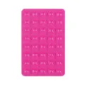 Double-sided silicone suction cup anti-slip mat, pink phone pad holder, 40-grid practical tool. - 40 Particles / Rose Red