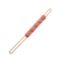 Silikon Baby Schnullerette Zahnungsband Anti-Verlust rosa Gurt für Kleinkinder und Babys. - Gelee Braun