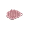 Brosse de massage du cuir chevelu en silicone rose pour lavage des cheveux shampooing. - Rose
