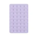 Purple double-sided silicone suction cup phone pad, 40 anti-slip suction mats for phone desk - 40 Particles / Light Purple