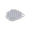 Brosse de massage pour cuir chevelu en silicone, brosse de shampooing douce pour le nettoyage. - Gris