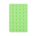 Green double-sided silicone suction cup mat anti-slip phone mount pad color variant - 40 Particles / Fluorescent Green