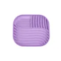 Tapis lèche-chat chien en silicone violet mange-lent gamelle bol accessoire variante - Style Carré / Violet