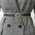 Ceinture elastique femme reglable extensible ceinture decorative taille invisible - Café au Lait