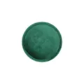 Scatola per anelli rotonda in velluto verde scuro vintage, custodia per gioielli matrimonio. - Anello Singolo / Verde scuro