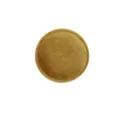 Scatola per anelli rotonda in velluto marrone caramello, astuccio portagioie per fedi. - Anello Singolo / Colore caramello