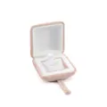 Pink velvet jewelry box ring display box soft velvet storage box for rings and earrings - S269-1 Necklace Box / Pink