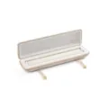 Beige velvet long jewelry box, soft display case for necklaces, bracelets and pendants. - S270 Necklace Box / Light Beige