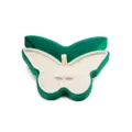 Boîte à bijoux papillon en velours vert présentoir bague collier rangement cadeau - Vert