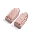 Pink velvet ring box, bullet shaped jewelry gift box for wedding ring and stud earrings storage. - Bullet Ring Box (G86) / Pink