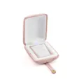 Boîte à bijoux en velours rose pour boucles d'oreilles et colliers, étui de voyage. - 75*90*36mm / Rose