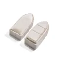 Bullet-shaped velvet ring box set, soft champagne jewelry storage for rings and earrings. - Bullet Ring Box (G96) / Beige