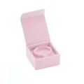 Rosa Samt Armband Box, luxuriöse PU Leder Armreif Verpackung und Schmuck Aufbewahrung. - Rosa