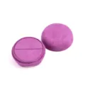 Boîte à bague en velours violet boîte de rangement de bijoux de proposition mini portable - Boîtes à bagues avec base en étoile à cinq branches / Violet