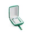 Boîte à bijoux en velours vert pour boucles d'oreilles, étui de rangement de voyage. - 75*90*36mm / Vert foncé