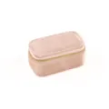 Boîte à bijoux portable en velours pour boucles d'oreilles et bagues, mini organiseur. - Bleu foncé