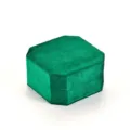 Boîte cadeau à bijoux octogonale en velours vert pour bracelets montres bagues et rangement. - Vert