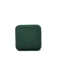 Dark green velvet ring box, square jewelry storage box for ear studs and small accessories. - Dark Green