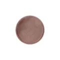 Scatola per anelli rotonda in velluto tortora astuccio portagioie matrimonio fidanzamento - Anello Singolo / Grigio & Marrone