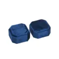 Dark blue velvet octagonal ring box, elegant proposal and engagement jewelry gift box. - Dark Blue (G119)