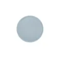 Scatola per anelli rotonda in velluto vintage azzurro, ideale per matrimonio e gioielli. - Anello Singolo / Azzurro