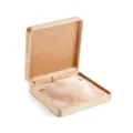 Champagner Samt Schmuckkästchen für Halsketten, elegante Aufbewahrungsbox für Accessoires. - Champagner