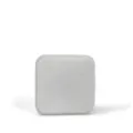 Square velvet ring box grey jewelry storage case for earrings and small fashion accessories. - Pale Grey